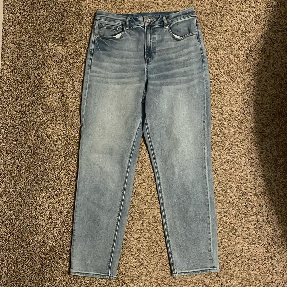 American Eagle Outfitters Light Blue High-Rise Jeans